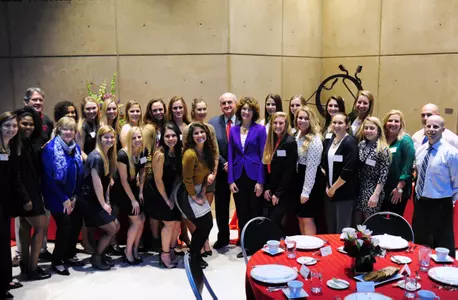 Team with Pres. & Mrs. McRobbie Herbert Cup