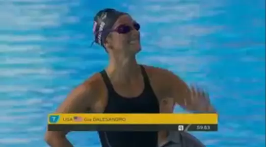 Gia Dalesandro Pan Am Games 100 fly final