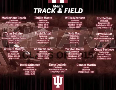 2015 Men's Track and Field Class