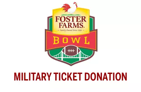 Foster Farms Bowl Ticket Donation Military