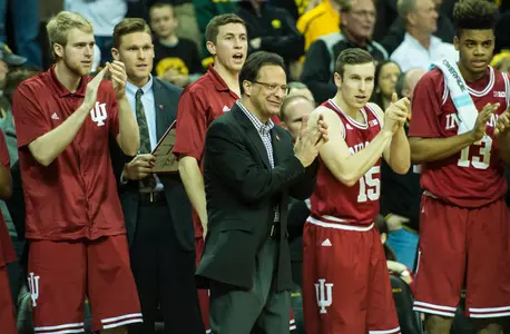 Tom Crean and the Indiana bench
