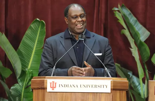 Former IU basketball player, and member of the 1976 National Championship Team Quinn Buckner