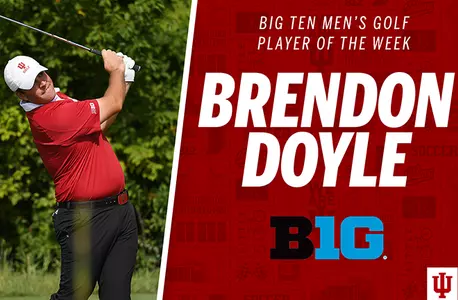 Brendon Doyle Big Ten Golfer of the Week