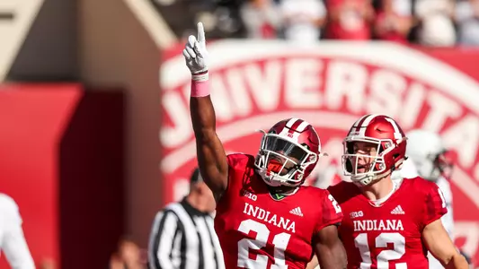 BLOOMINGTON, IN - OCTOBER 20, 2018 - \fb during the game between the Penn State Nittany Lions and the Indiana Hoosiers at Memorial Stadium in Bloomington, IN. Photo By \JTS#1\