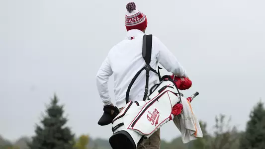 BLOOMINGTON, IN - OCTOBER 15, 2018 - Evan Gaesser of the Indiana Hoosiers during the game at the Chatham Hills Collegiate Course in Westfield, IN. Photo By Rose Bythrow/Indiana Athletics