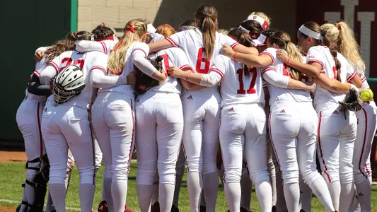 BLOOMINGTON, IN - APRIL 29, 2018 - during the game against Michigan Wolverines and the Indiana Hoosiers at Andy Mohr Field in Bloomington, IN. Photo By Craig Bisacre/Indiana Athletics