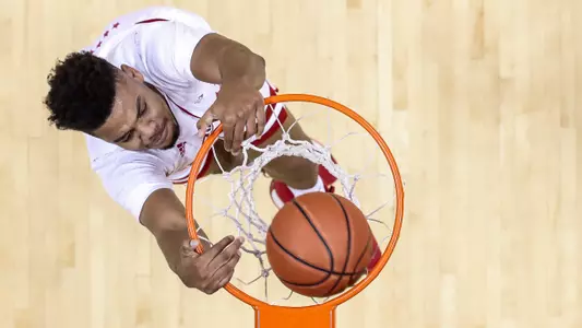 BLOOMINGTON, IN - DECEMBER 22, 2018 - Forward Juwan Morgan #13 of the Indiana Hoosiers during the game between the Jacksonville Dolphins and the Indiana Hoosiers at Simon Skjodt Assembly Hall in Bloomington, IN. Photo By Craig Bisacre/Indiana Hoosiers