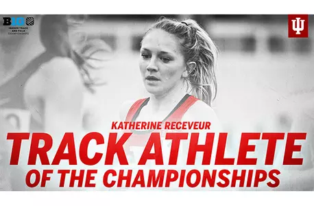 Katherine Receveur Big Ten Track Athlete