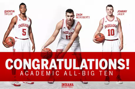 2018 Academic All-Big Ten McRoberts Jager Taylor