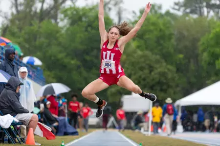 Images of the Indiana University Track & Field Team from the Pepsi Florida Relays on Friday, March 30, 2018 at the Percy Beard Track at James G. Pressly Stadium in Gainesville, FL / Photo by Matthew Goldman/Matt Pendleton Photography for Indiana University Athletics