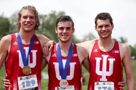 BLOOMINGTON, IN - MAY 13, 2018 - during the 2018 Big Ten Outdoor Track and Field Championships at Robert C. Haugh Track & Field Complex on Billy Hayes Track in Bloomington, IN. Photo By Amelia Herrick/Indiana Athletics