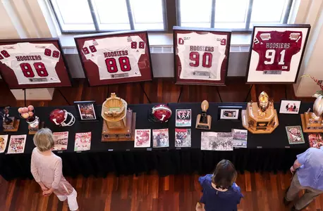 BLOOMINGTON, IN - JUNE 2, 2018 - The Celebration of Life memorial service for Coach Bill Mallory at Memorial Stadium in Bloomington, IN. Photo by Rebecca Mehling/ Indiana Athletics