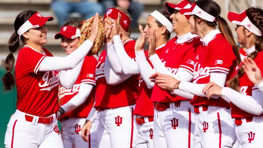 BLOOMINGTON, IN - MARCH 17, 2019 - during day 3 of the Hoosier Classic at Andy Mohr Field in Bloomington, IN. Photo By Craig Bisacre/Indiana Athletics
