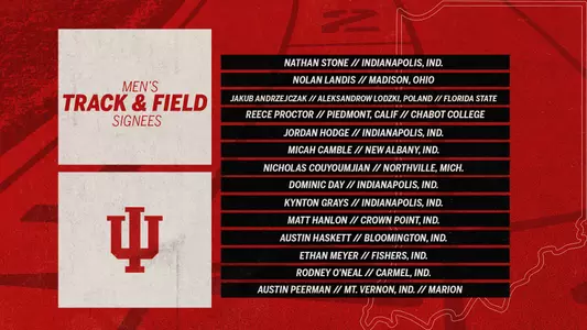 2019 Men's Track & Field Signing Class