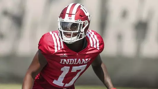 BLOOMINGTON, IN - AUGUST 09, 2019 - \fb during fall camp at Memorial Stadium in Bloomington, IN. Photo By Ben Green/Indiana Athletics