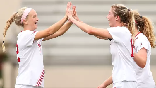 BLOOMINGTON, IN - SEPTEMBER 08, 2019 - Indiana Hoosier Women's Soccer Team during the game between the Morehead State Eagles and the Indiana Hoosiers at Armstrong Stadium in Bloomington, IN. Photo By Xavier Daniels/Indiana Athletics