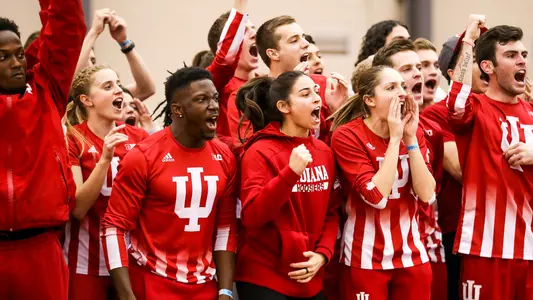 Cheering at Big Ten Championships
