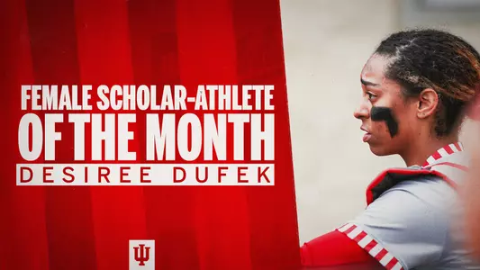 Desiree Dufek Scholar Athlete of the Month