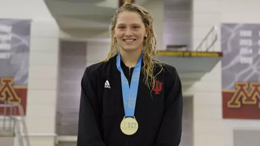 Emily Weiss B1G Podium
