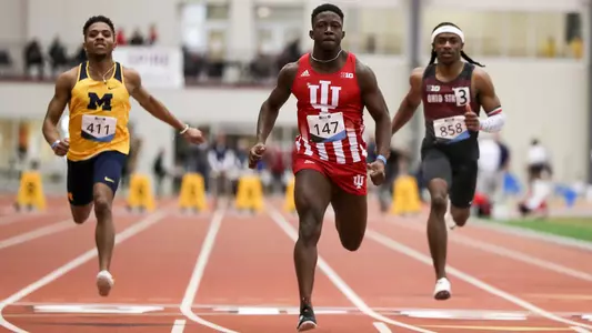 Rikkoi Brathwite at 2020 Big Ten Track & Field Championships
