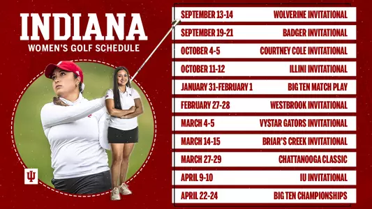 Indiana Women's Golf Schedule