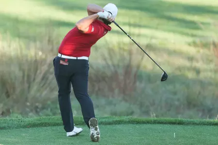 BLOOMINGTON, IN - September 30, 2022 - Drew Salyers during practice at the Pfau Course in Bloomington, IN. Photo ByDalton Wainscott/Indiana Athletics