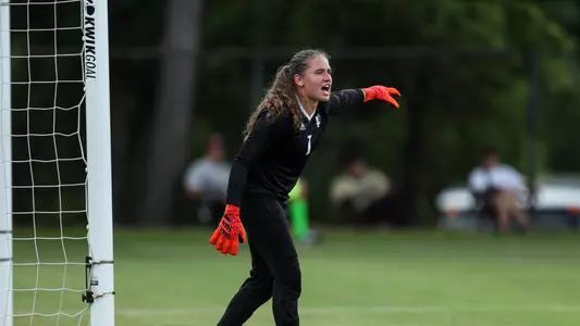 BLOOMINGTON, IN - August 06, 2022 - goalkeeper Bethany Kopel #1 of the Indiana Hoosiers during exhibition game against the Miami Redhawks at Bill Armstrong Stadium in Bloomington, IN. Photo By Xavier Daniels\Indiana Athletics