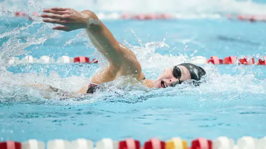 BLOOMINGTON, IN - October 01, 2022 - Kristina Paegle during the meet with the Indiana Hoosiers at Counsilman-Billingsley Aquatics Center in Bloomington, IN. Photo By Chris Conaway