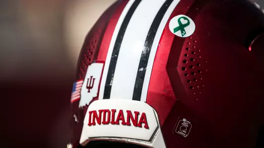 BLOOMINGTON, IN - October 15, 2022 - during the game between the Maryland Terrapins and the Indiana Hoosiers at Memorial Stadium in Bloomington, IN. Photo By Trent Barnhart/Indiana Athletics