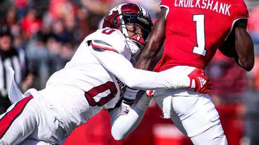 PISCATAWAY, NJ - OCTOBER 22, 2022 - linebacker Dasan McCullough #0 of the Indiana Hoosiers during the game between the Rutgers Scarlet Knights and the Indiana Hoosiers at SHI Stadium in Piscataway, NJ. Photo By Andrew Mascharka/Indiana Athletics