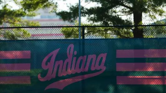 BLOOMINGTON, IN - April 23, 2022 - during the meet between the Minnesota Golden Gophers and the Indiana Hoosiers at IU Tennis Center in Bloomington, IN. Photo By Dalton Wainscott/Indiana Athletics