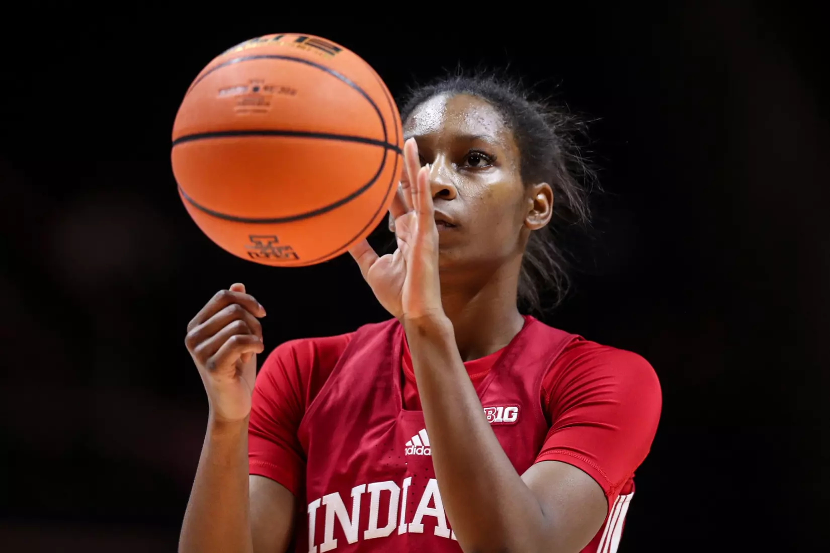 BLOOMINGTON, IN - November 14, 2022 - guard Chloe Moore-McNeil #22 of the Indiana Hoosiers during the game between the Tennessee Lady Vols and the Indiana Hoosiers at Simon Skjodt Assembly Hall in Bloomington, IN. Photo By Gracie Farrall\Indiana Athletics