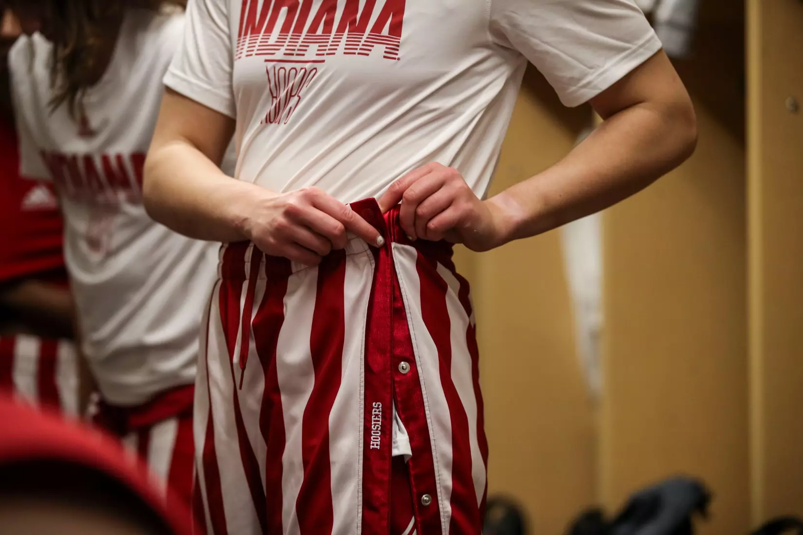 BLOOMINGTON, IN - November 14, 2022 - forward Mackenzie Holmes #54 of the Indiana Hoosiers during the game between the Tennessee Lady Vols and the Indiana Hoosiers at Simon Skjodt Assembly Hall in Bloomington, IN. Photo By Gracie Farrall\Indiana Athletics