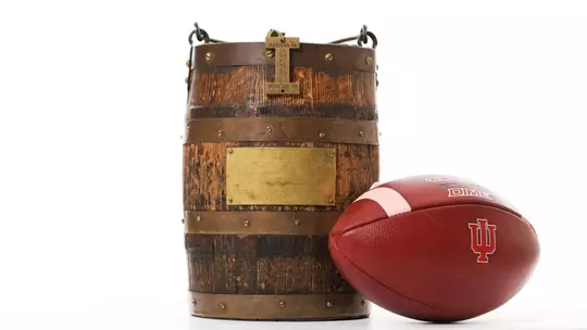 BLOOMINGTON, IN - November 19, 2021 - Old Oaken Bucket at Simon Skjodt Assembly Hall in Bloomington, IN. Photo By Trent Barnhart/Indiana Athletics