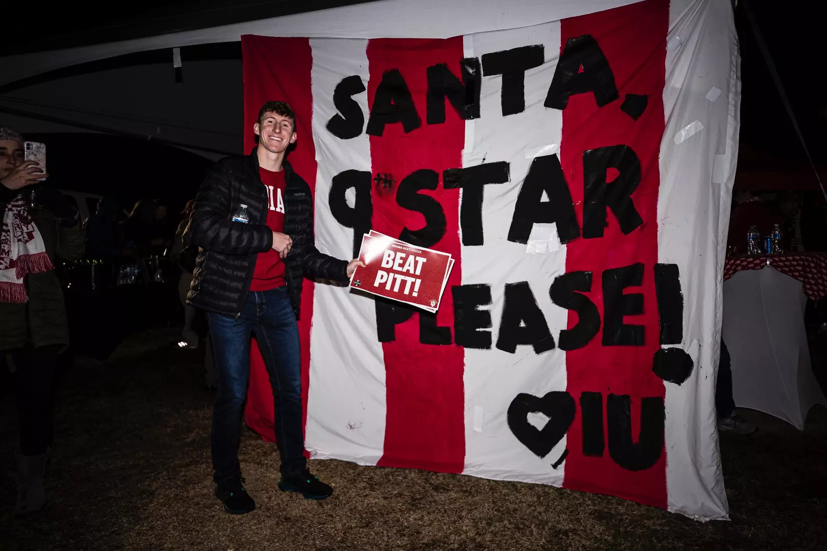 BLOOMINGTON, IN - December 09, 2022 - during the game against the Pittsburgh Panthers at WakeMed Stadium in Cary, NC. Photo By \202#2\