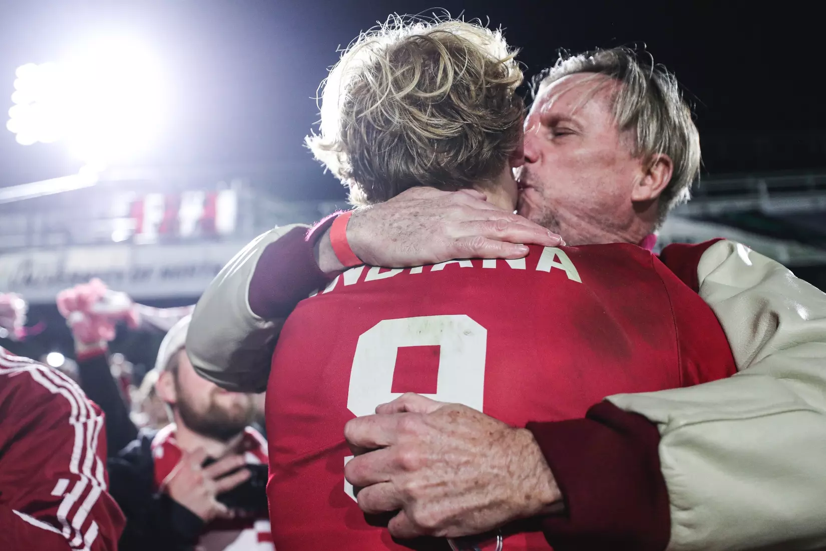 BLOOMINGTON, IN - December 09, 2022 - midfielder Samuel Sarver #9 of the Indiana Hoosiers during the game against the Pittsburgh Panthers at WakeMed Stadium in Cary, NC. Photo By \CXD#2\