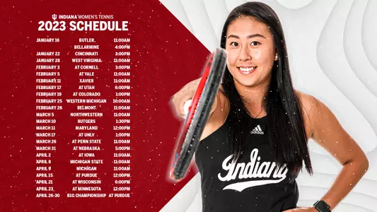2023 women's tennis schedule