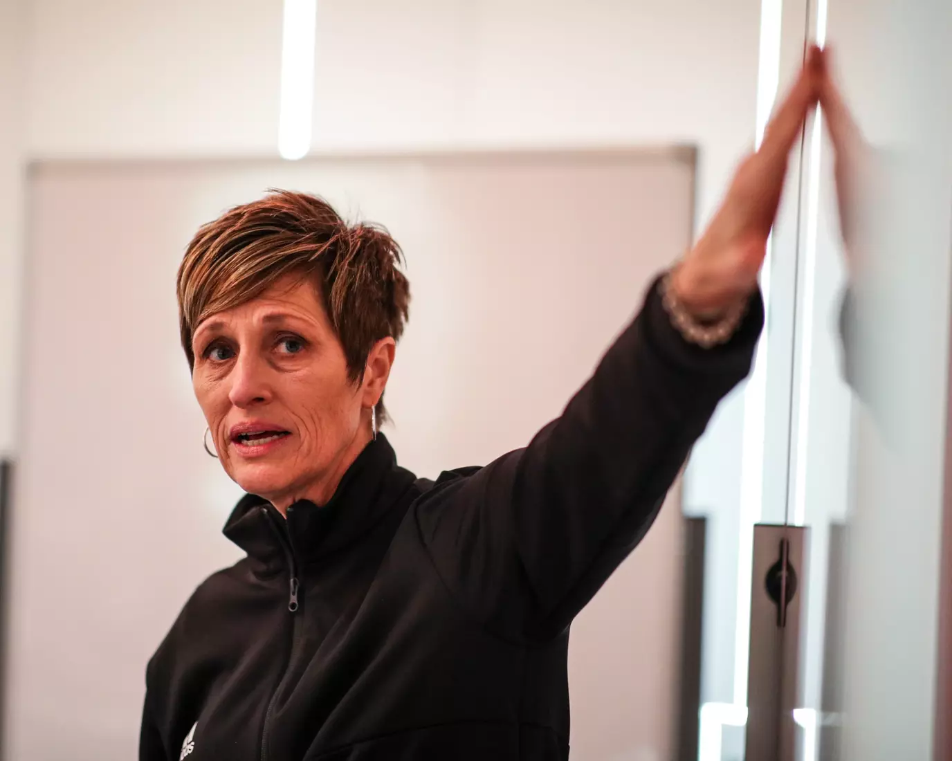 BLOOMINGTON, IN - December 18, 2022 - Indiana Hoosiers Head Coach Teri Moren during the game between the Morehead State Eagles and the Indiana Hoosiers at Simon Skjodt Assembly Hall in Bloomington, IN. Photo By Andrew Mascharka/Indiana Athletics