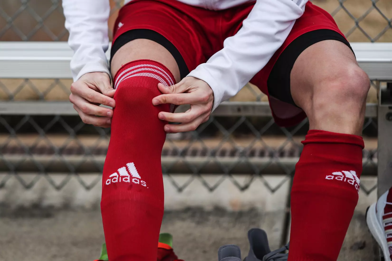 BLOOMINGTON, IN - December 08, 2022 - the Indiana Hoosiers Men’s Soccer Team during practice at WakeMed Soccer Park in Cary, NC. Photo By \GHF#2\