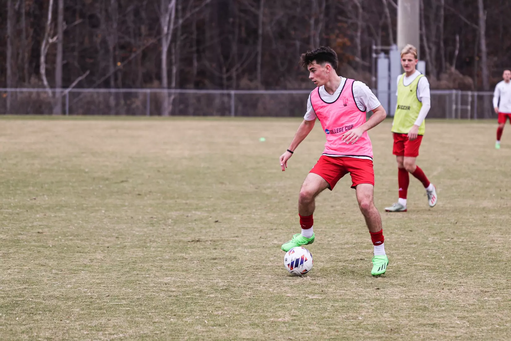 BLOOMINGTON, IN - December 08, 2022 - forward Tommy Mihalic #10 of the Indiana Hoosiers during practice at WakeMed Soccer Park in Cary, NC. Photo By \GHF#2\