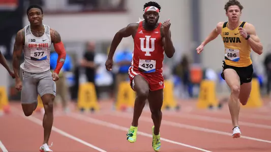 Rikkoi Brathwaite at 2022 Big Ten Indoor Championships