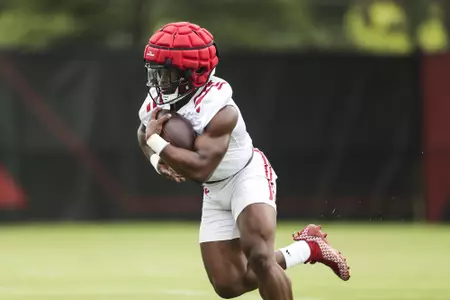BLOOMINGTON, IN - August 02, 2022 - running back Shaun Shivers #2 of the Indiana Hoosiers during Fall Camp Day 1 at Memorial Stadium in Bloomington, IN. Photo By Sammy Nance/Indiana Athletics.