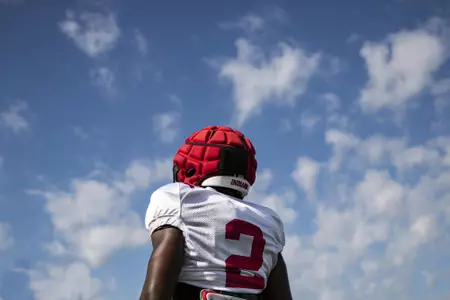BLOOMINGTON, IN - August 08, 2022 - running back Shaun Shivers #2 of the Indiana Hoosiers during Fall Camp at John Mellencamp Pavillion in Bloomington, IN. Photo By Gracie Farrall\Indiana University