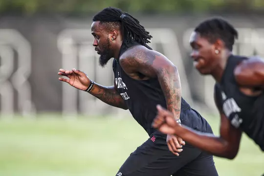 BLOOMINGTON, IN - JULY 21, 2022 - defensive lineman James Head Jr. #6 of the Indiana Hoosiers during practice at Mellancamp in Bloomington, IN. Photo By Andrew Mascharka/Indiana Athletics