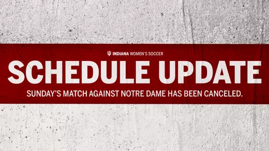 Women's Soccer Schedule Change