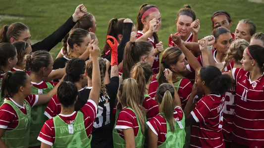 WSoc Team Huddle