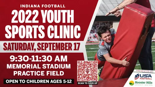 2022 IU Football Youth Sports Clinic