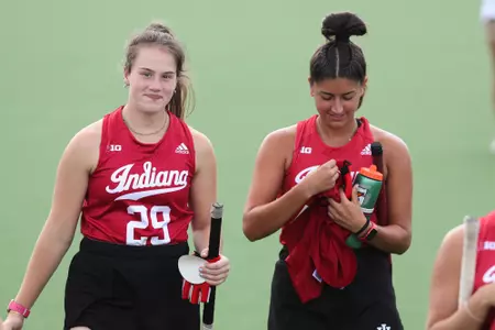 BLOOMINGTON, IN - September 09, 2022 - defender Cecilia Maixner #29 of the Indiana Hoosiers during the game between the Ball State Cardinals and the Indiana Hoosiers at IU Field Hockey Complex in Bloomington, IN. Photo By \202#2\