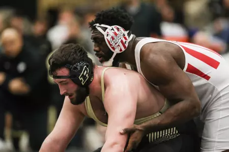 BLOOMINGTON, IN - January 29, 2023 -  during the meet between the Purdue Boiler Makers and the Indiana Hoosiers at Holloway in West Lafayette, IN. Photo By Dalton Wainscott/Indiana Athletics