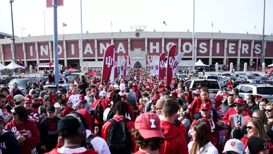 BLOOMINGTON, IN - NOVEMBER 26, 2022 - \fb during the game between the Purdue Boilermakers and the Indiana Hoosiers at Memorial Stadium in Bloomington, IN. Photo By Pearson Georges/Indiana Athletics